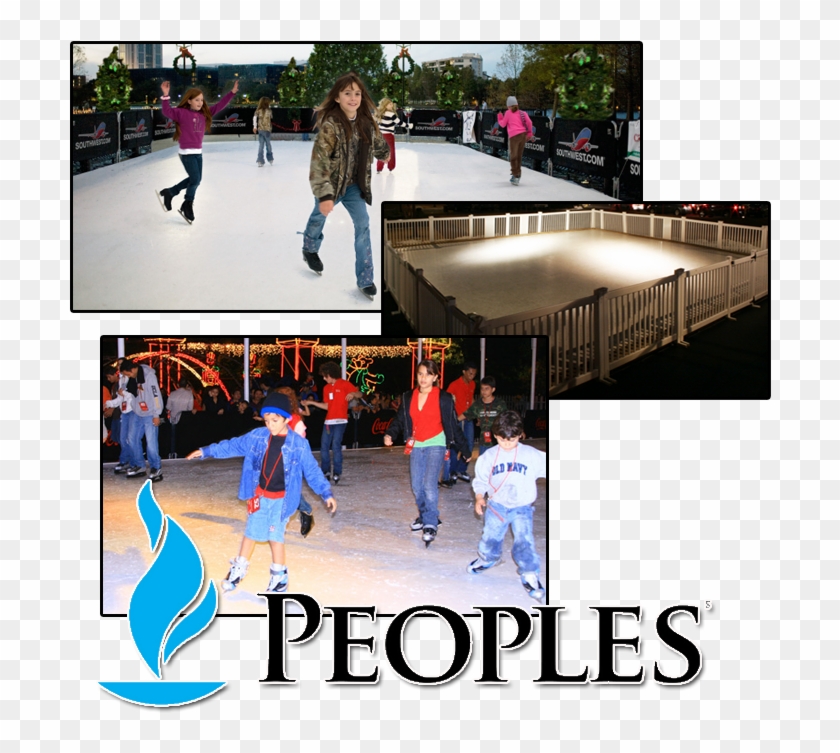 Skating-peoples - Peoples Natural Gas Clipart