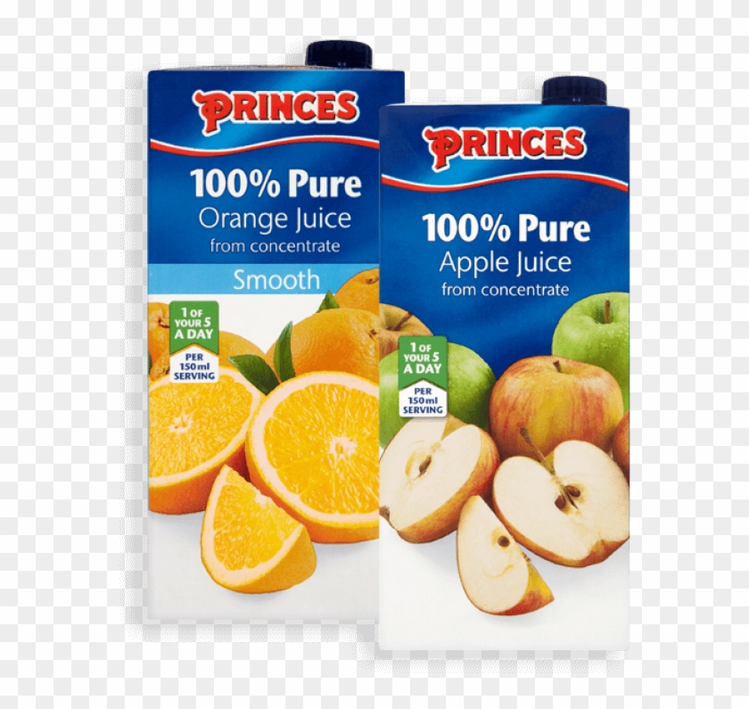 Pure Fruit Juice - Princes Orange Juice Clipart #1463339