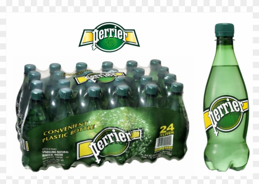 Perrier Carbonated Natural Spring Water In Convenient - Perrier Plastic Bottle Clipart
