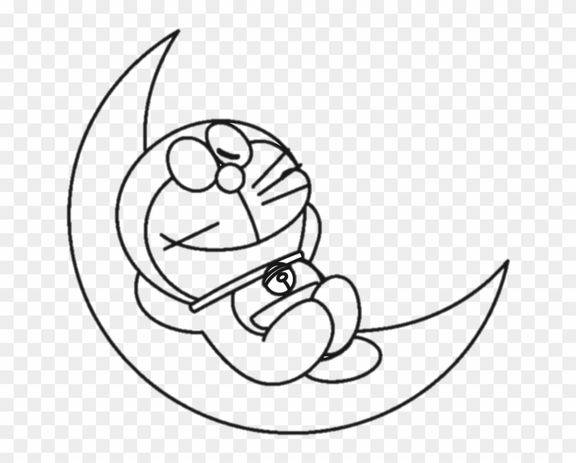 Picture Free Stock Doraemon Creationz Download Share - Line Art Doraemon Clipart