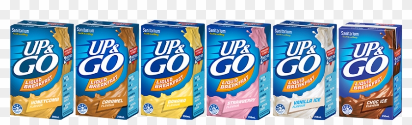 Up And Go Flavours Clipart