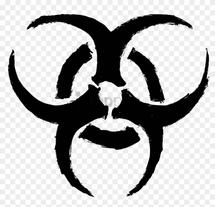 Free Png Biohazard Symbol Transparent Background Png - Biohazard Symbol Png Clipart #1464485