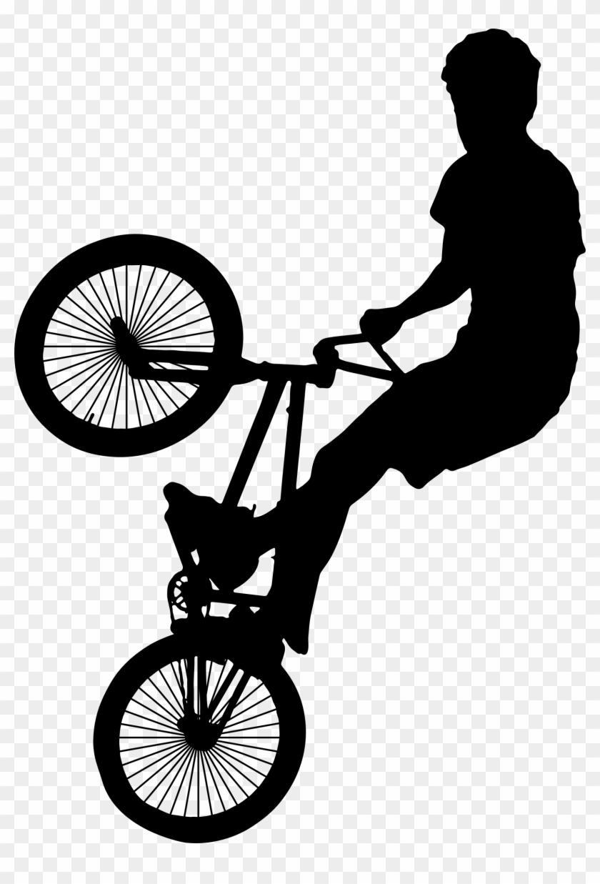 Clip Art Freeuse Download Bmx Silhouette At Getdrawings - Bmx Silhouette Png Transparent Png #1465484