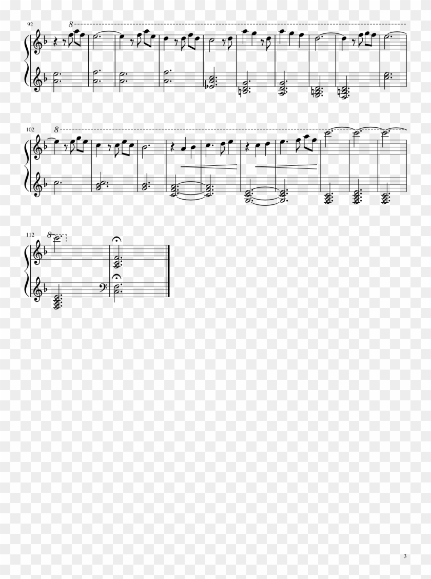 Married Life Sheet Music 3 Of 3 Pages - Sheet Music Clipart