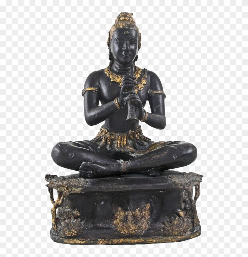 Hindu God Metal Figure Sculpture Large Sold - Figure Of Hindu Deity Clipart