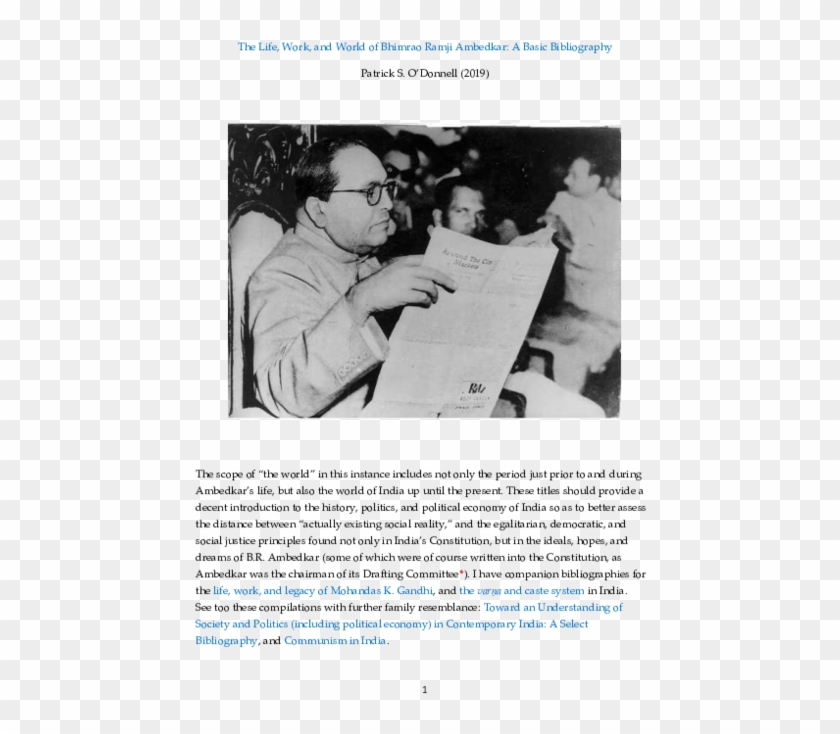 Pdf - Dr Ambedkar 6th December Clipart