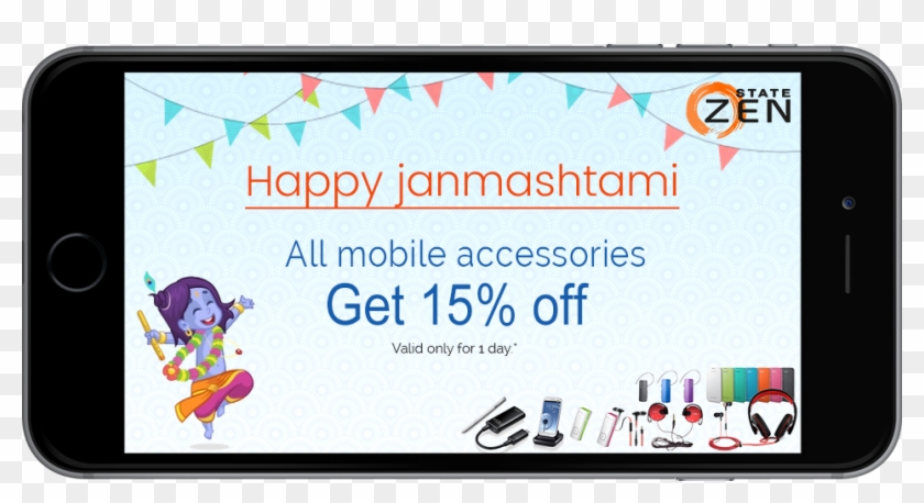 Get Flat 15% Off On All Mobile Accessories - Mobile Accessories Clipart #1465809