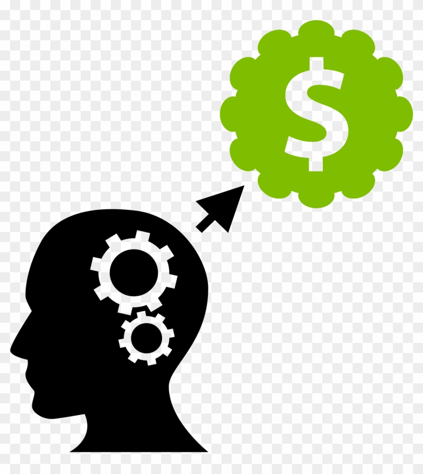 Thinking Leads To Money - Vetor Cabeça Pensando Png Clipart