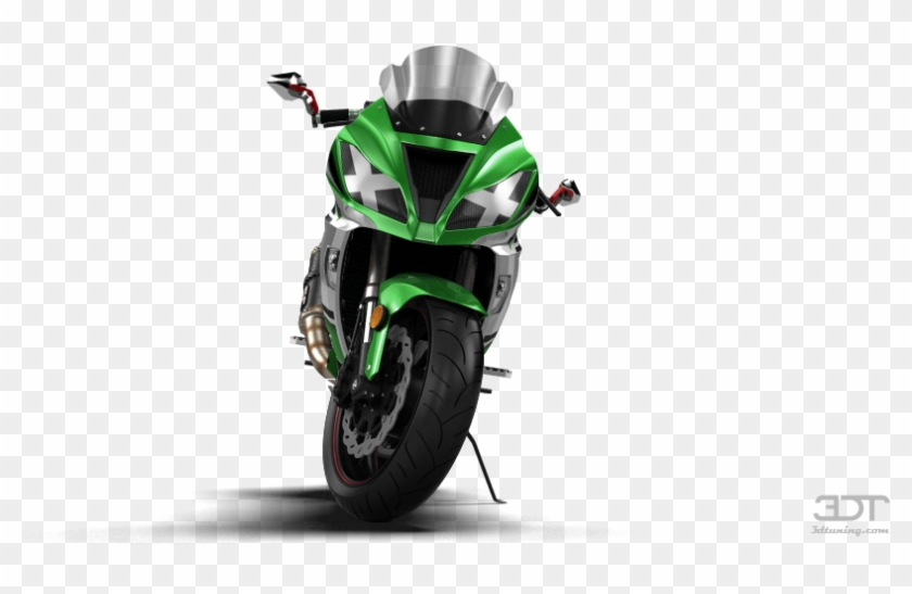 Kawasaki Ninja Zx 6r Sport Bike - 3d Tuning Clipart