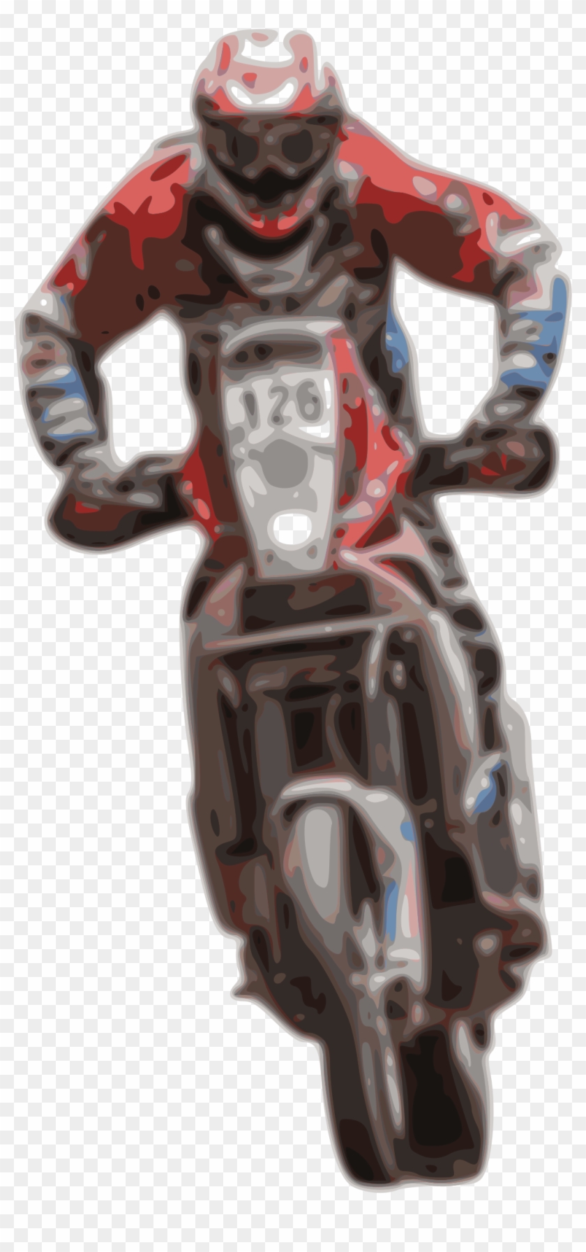 This Free Icons Png Design Of Off-road Bike With Rider Clipart #1466769