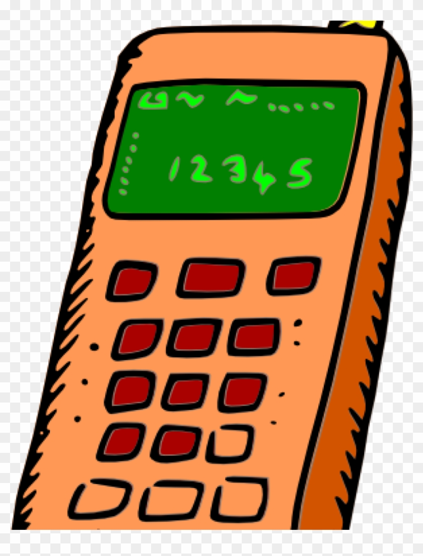 Mobile Phone Clipart Image Of Cellphone Clipart 6080 - Old Mobile Phone Clipart - Png Download