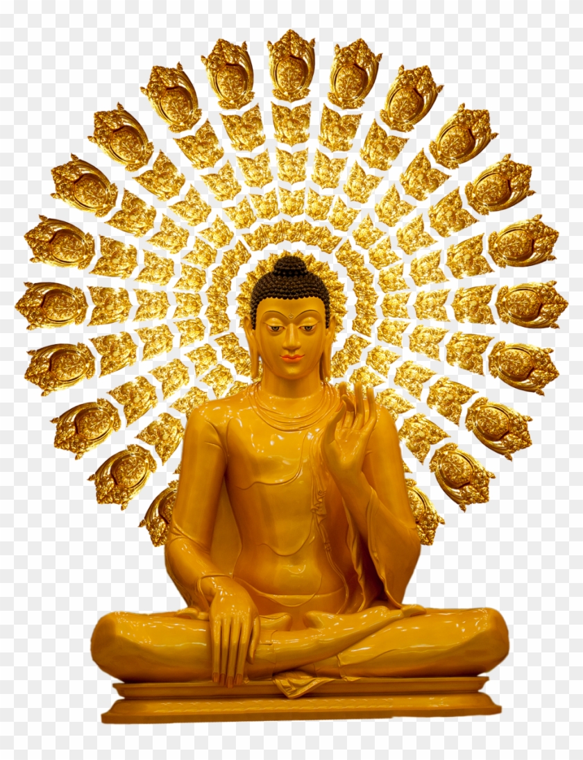 Image Associée Buddhist Art, Nirvana, Buddha, Or, Namaste, - Buddha Statue In Mahamevnawa Asapuwa Clipart #1466970