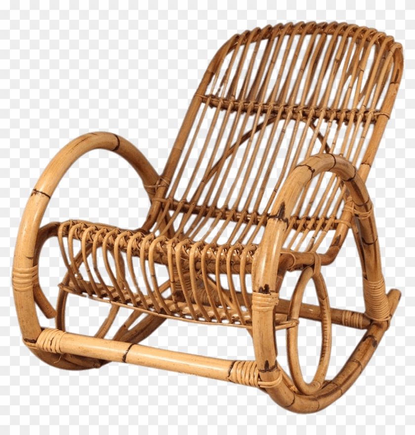 Bamboo Rocking Chair - Franco Albini Rocking Chair Clipart
