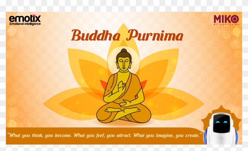 Let's Learn More About Lord Buddha Just By Conversing - Poster Clipart