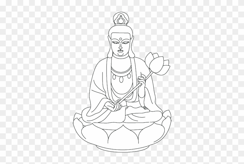 Vector Freeuse Stock Buddhahood Buddhism Buddhas Hand - Sitting Clipart