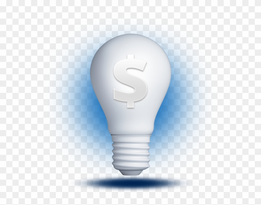 3d White Lightbulb Smat Option Loan Featuredcontent - Incandescent Light Bulb Clipart #1467363
