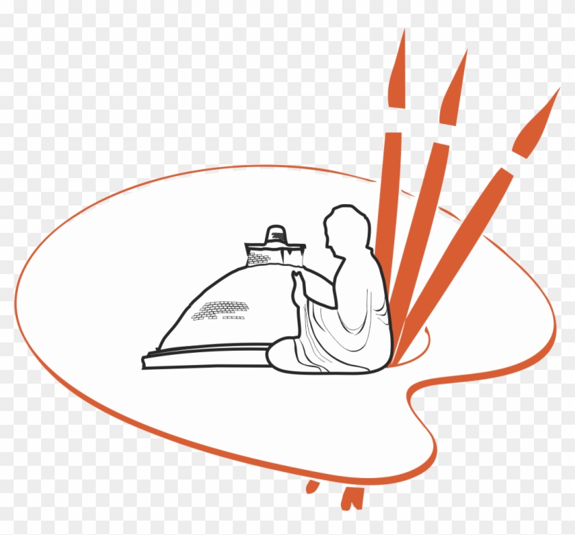 The Lord Buddha Through Contemporary Eyes - Illustration Clipart