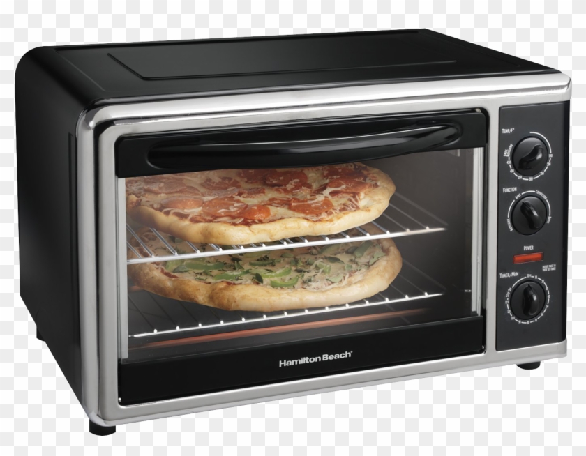Black Microwave Oven - Hamilton Beach Convection Oven Clipart #1467497