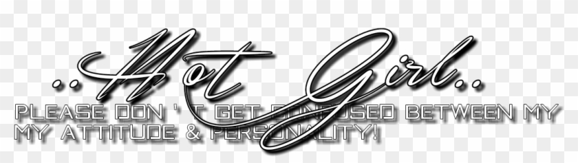 Girl Hd Text Png - Calligraphy Clipart #1467684