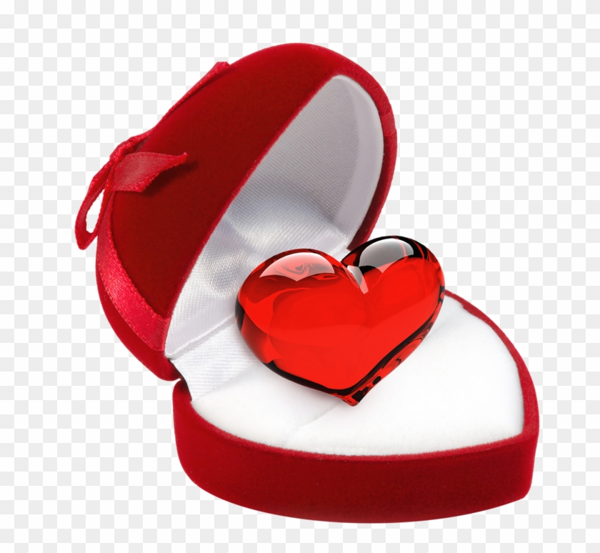 Heart In Jewelry Box Png Clipart Picture - Letter Images In Heart Transparent Png