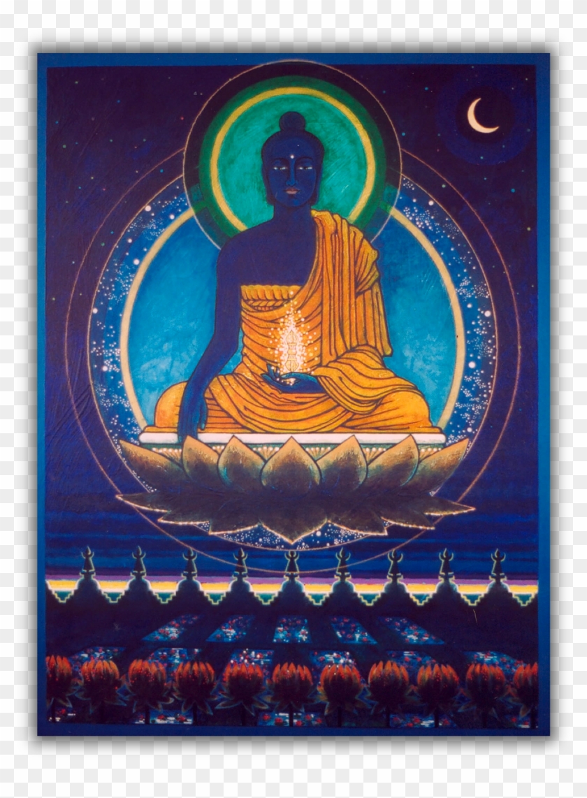 Akshobhya Originates From The Blue Syllable Hum - Akshobhya Buddha Clipart