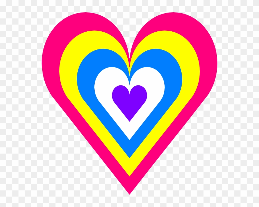 Small - Colorful Heart Clipart - Png Download