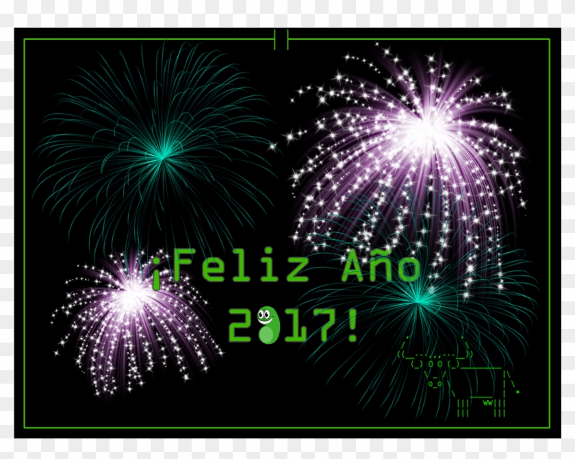 Happy New Year Fireworks - Fireworks Clipart