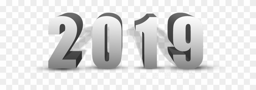 2019 3d New Year Text Png 2019 Happy New Year Editing - Graphic Design Clipart