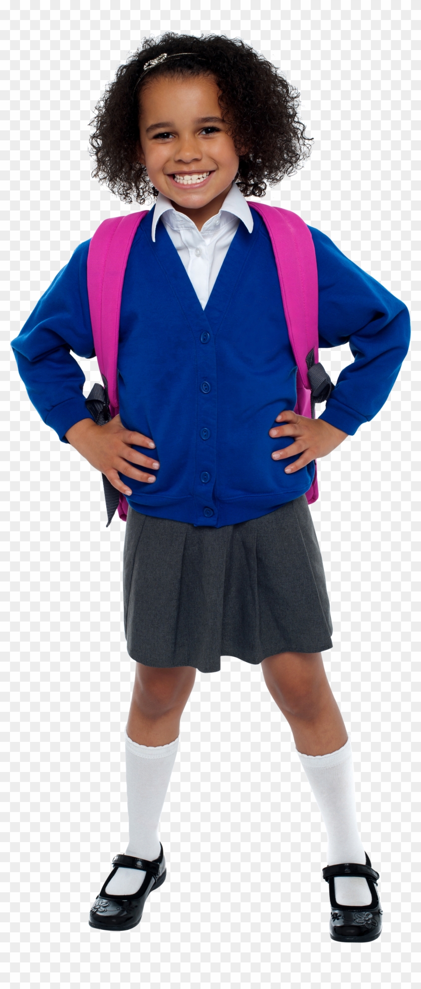 Young Girl Student Png Photo - Boy In School Uniform Png Clipart #1468583