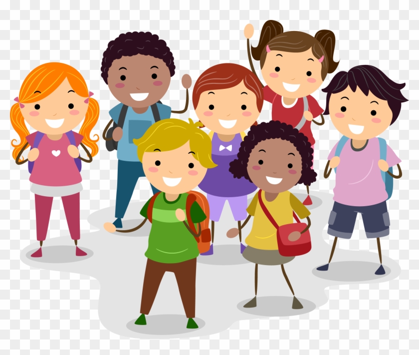 Free Png Kids School Students Images Png Png Image - Cartoon Character Children Clipart #1469156