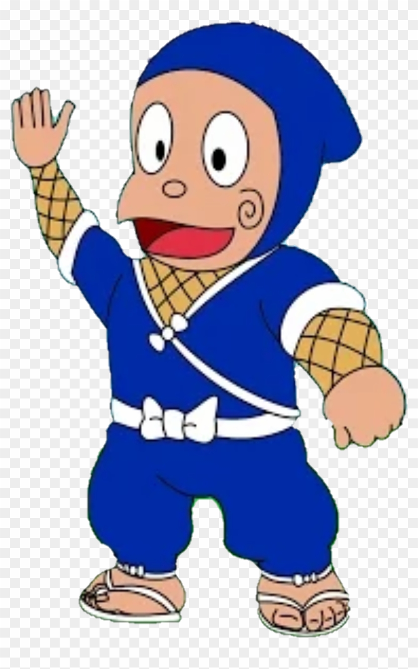 #ninja Hattori #ninjahatorry - Ninja Hattori Drawing With Colour Clipart