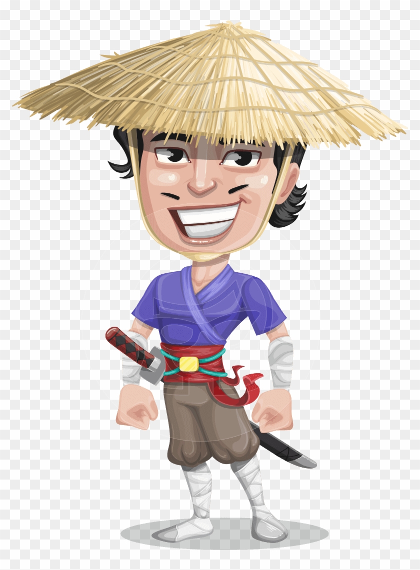 Akechi The Happy Samurai - Happy Samurai Clipart #1470067