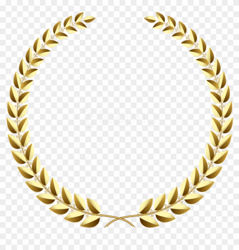Free Png Download Golden Wreath Transparent Clipart - Transparent Background Gold Circle Png