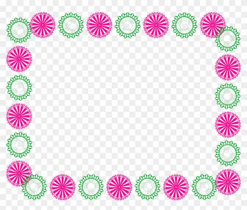 15 Mexican Flowers Border Png For Free On Mbtskoudsalg - Design Border Line Png Clipart #1470171