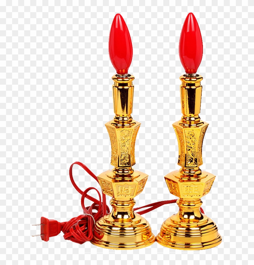 Lightbox Moreview - Electric Buddhist Candle Clipart #1470226