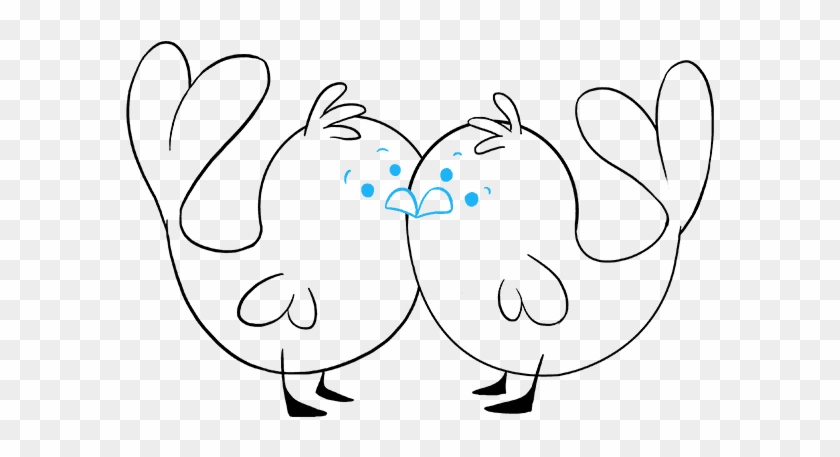 How To Draw Really Easy Drawing Tutorial - Drawing Of Love Birds Clipart