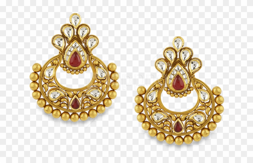 Free Png Images - Ear Ring Gold Png Clipart #1470525