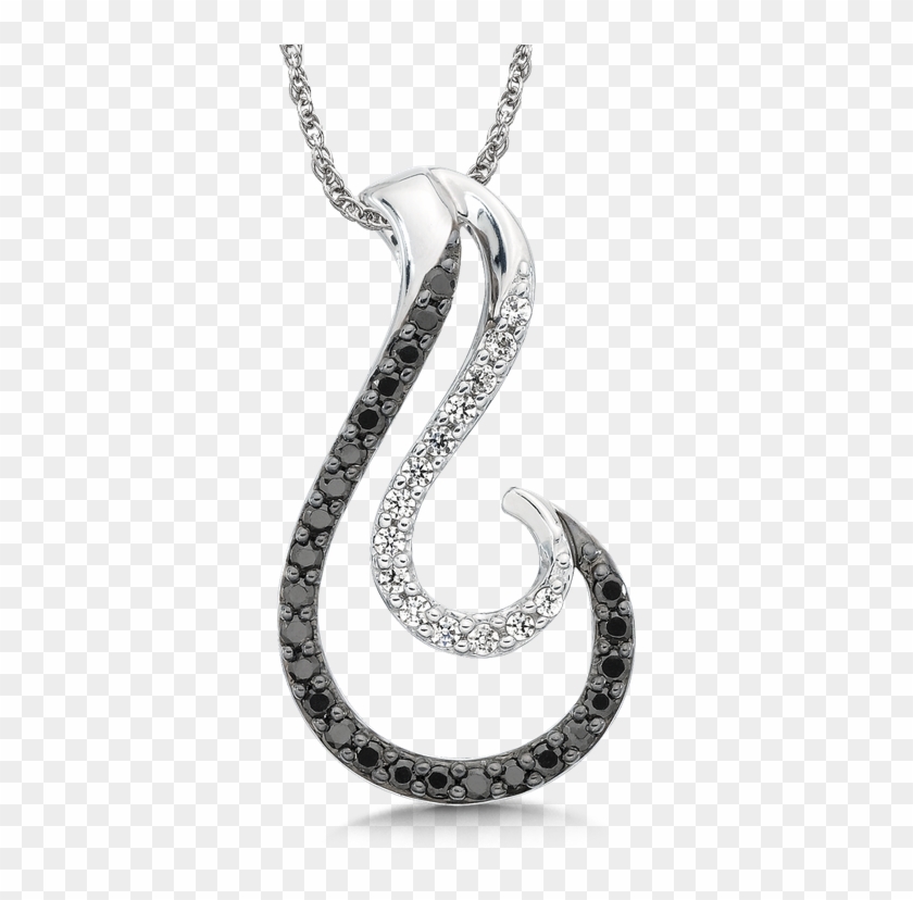 Sdc Creations Pave Set Black And White Diamond Double - Locket Clipart #1470614