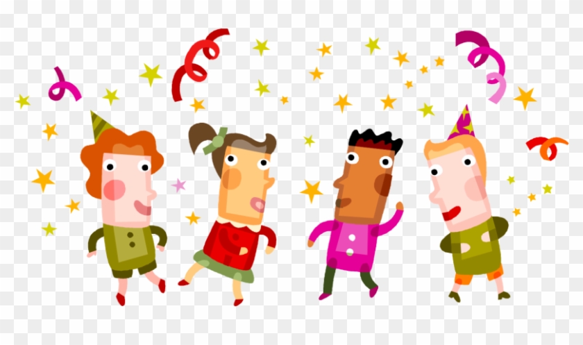79,5kb Kids Dancing Clipart Transparent Png - Kids Party Clip Art