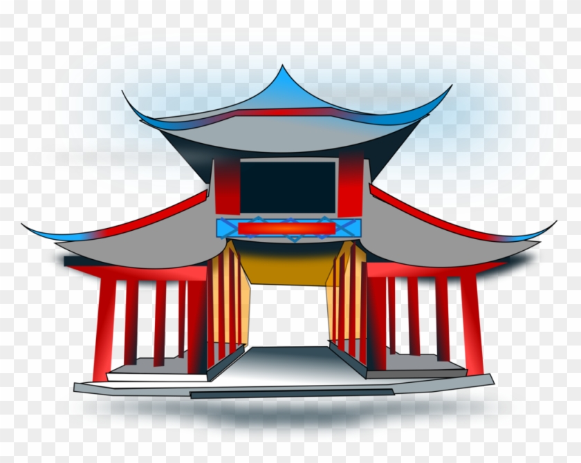 1014 X 750 3 - Chinese Temple Clipart - Png Download #1470874