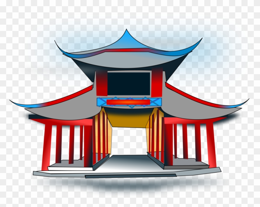 1014 X 750 3 - Chinese Temple Clipart - Png Download