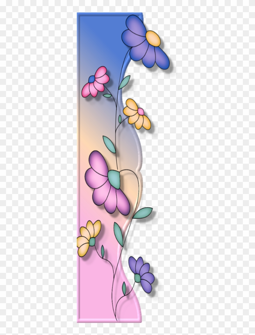 Good Background Technique For Quilling Pieceslayer - One Side Flower Design Clipart #1471080