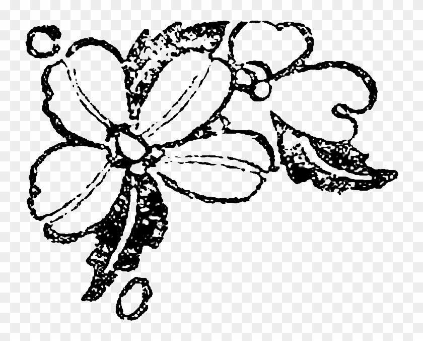 These Digital Flower Illustrations Can Be Used To Create - Digital Stamp Clipart #1471181
