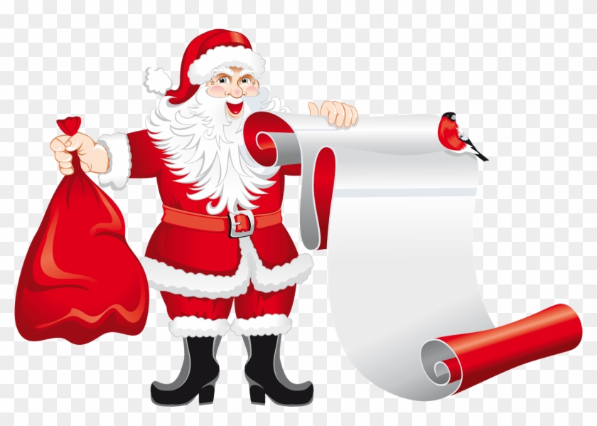Scrap Santa Claus, Saint Nicholas, Father Christmas, - Christmas Santa Png Clipart