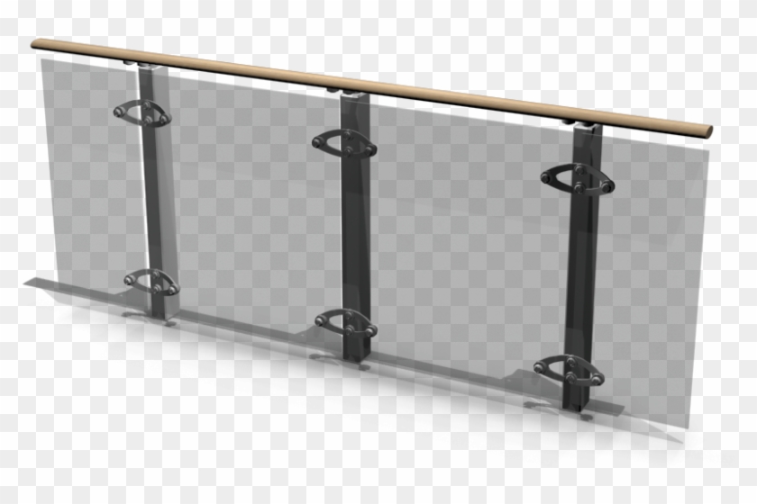 Transparent Glass Railing Png , Png Download - Handrail Clipart #1471911