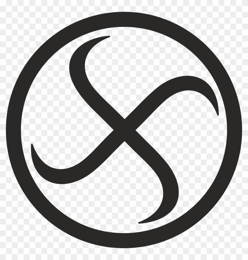 Swastika Encircled Rotating Left - Swastika With Circle Around Clipart
