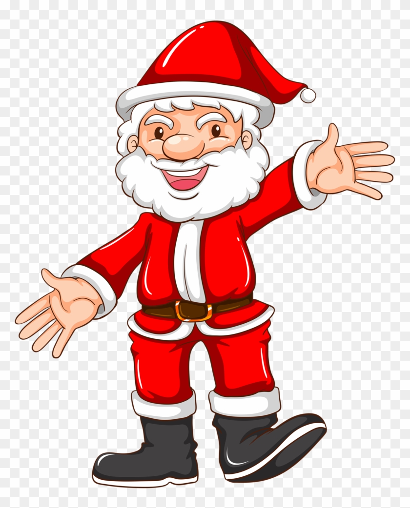 Gifs Tubes De Natal 2 Craft Images, Father Christmas, - Simple Picture Of Santa Claus Clipart