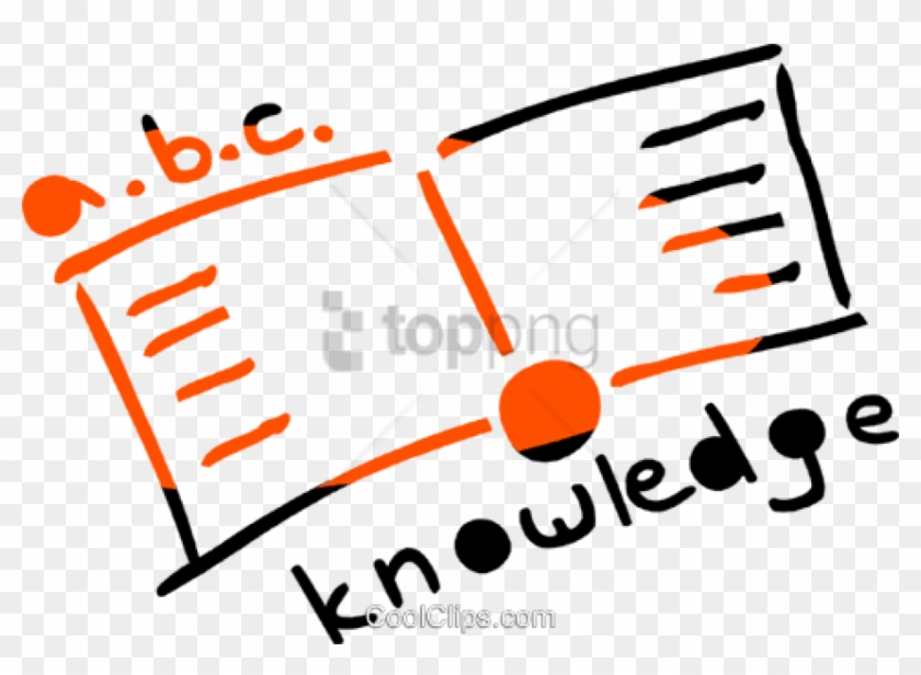 Free Png Download Open Book With Knowledge Message Clipart