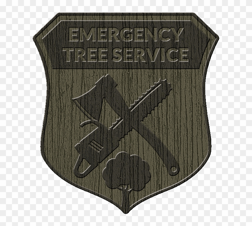 Sp Emergency Tree Service Wood - Emblem Clipart