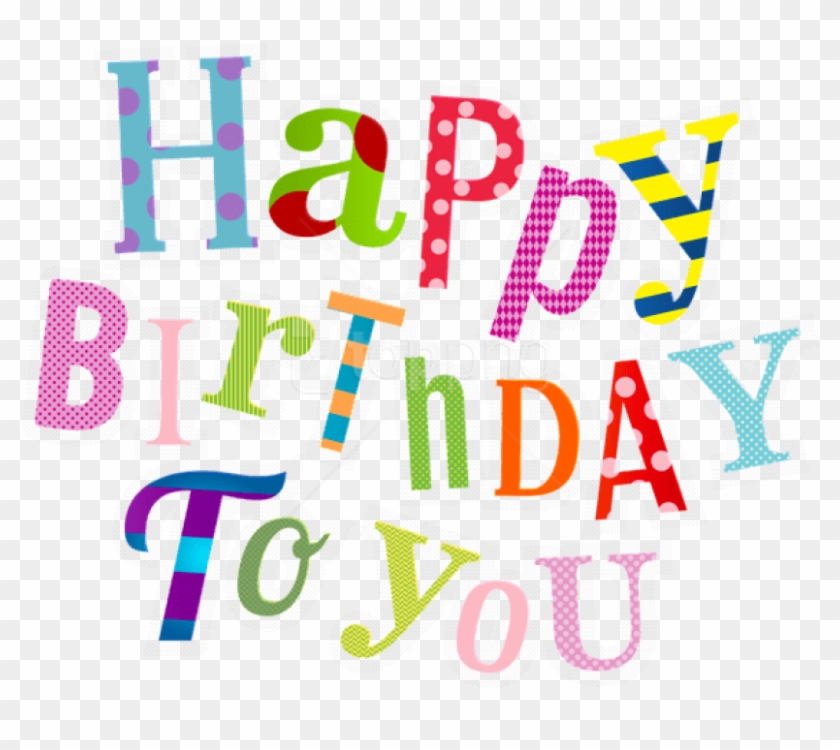 Free Png Download Happy Birthday Colorful Transparent - Birthday Cake Images Transparent Clipart